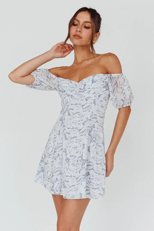 Sleeveless Casual Dresses for Warm Weather​ Summer To Remember Lace-Up Back Dress Floral Ink