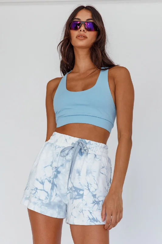 Office - Appropriate Casual Dresses with a Professional Edge​ Tahlee Pocket Shorts Tie-Dye Grey