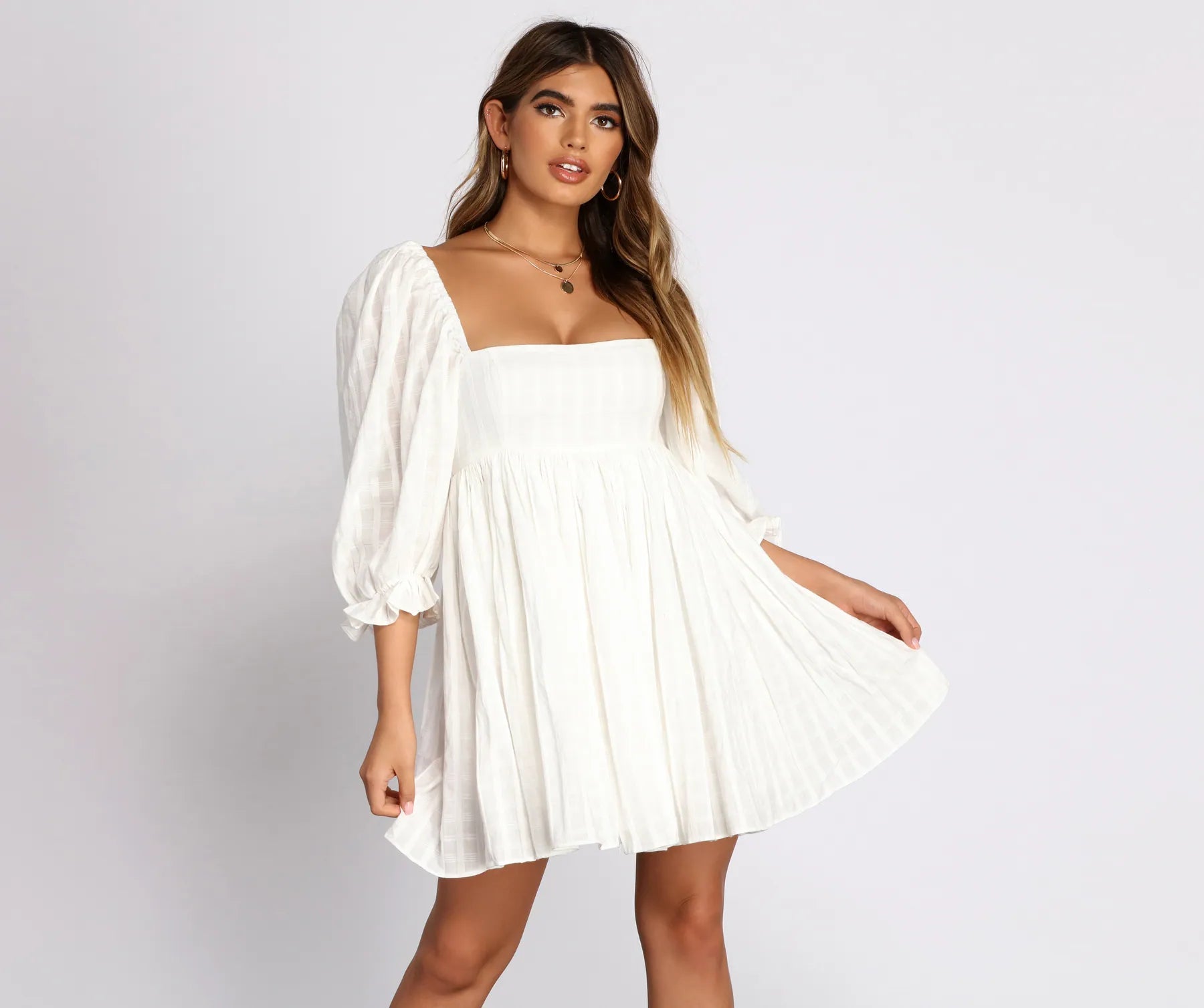 Midi Casual Dresses in Trendy Patterns​ Pretty In Plaid Mini Dress