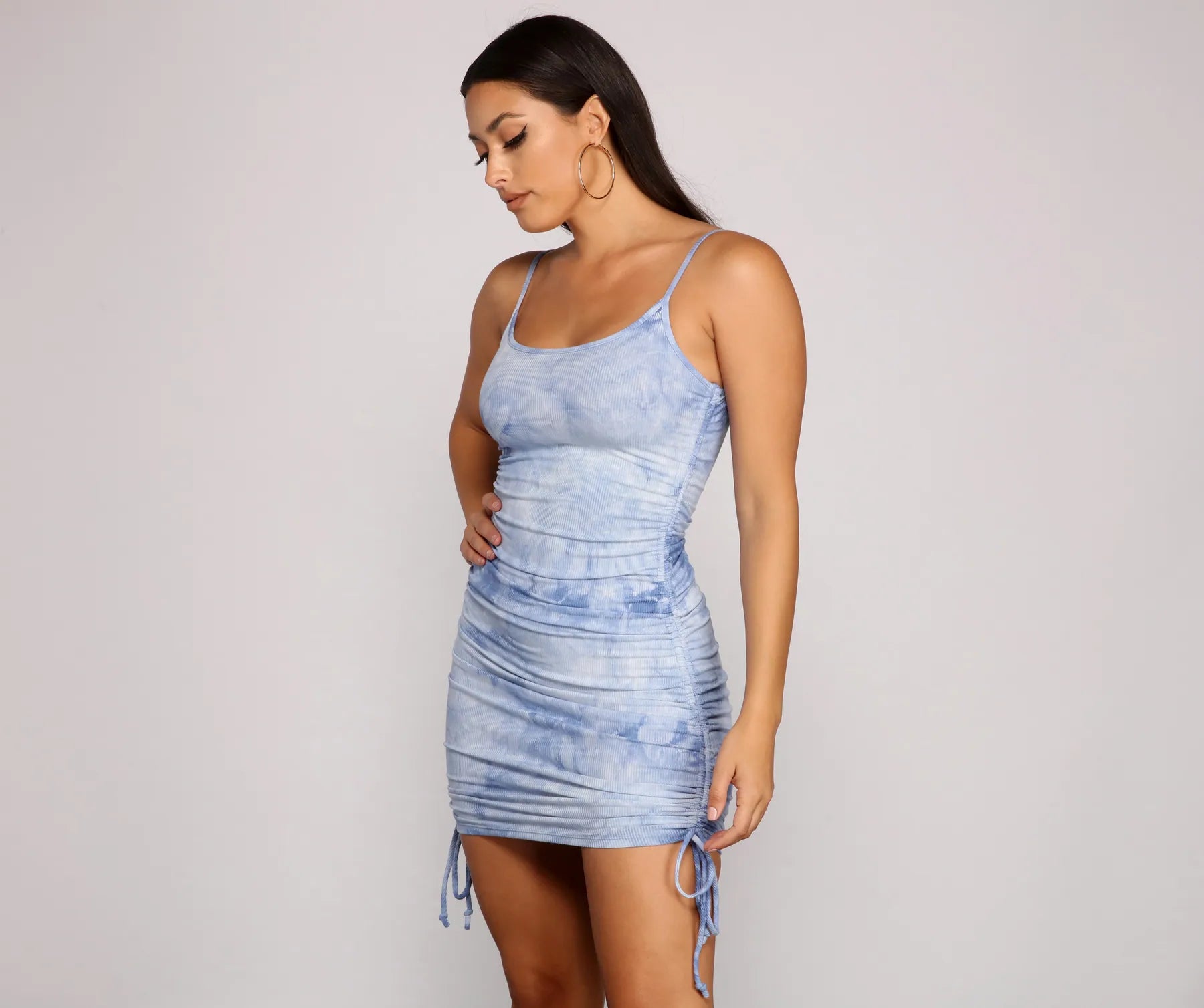 Ombre - Dyed Casual Dresses for a Gradient Effect​ Feelin' Fab Tie-Dye Mini Dress