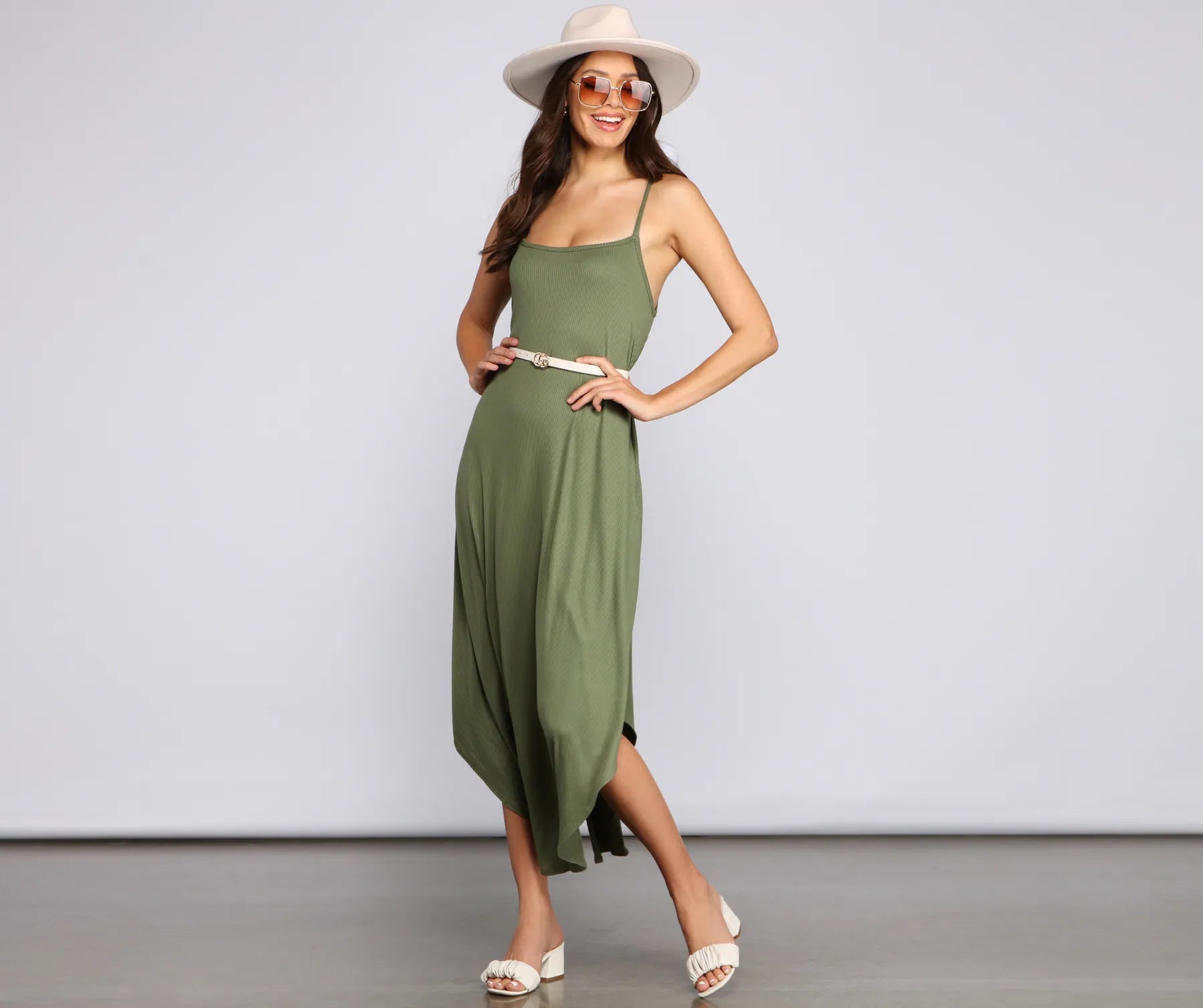 Concert - Wear Casual Dresses with a Fun Style​ Effortless Vibes Sleeveless Maxi Dress
