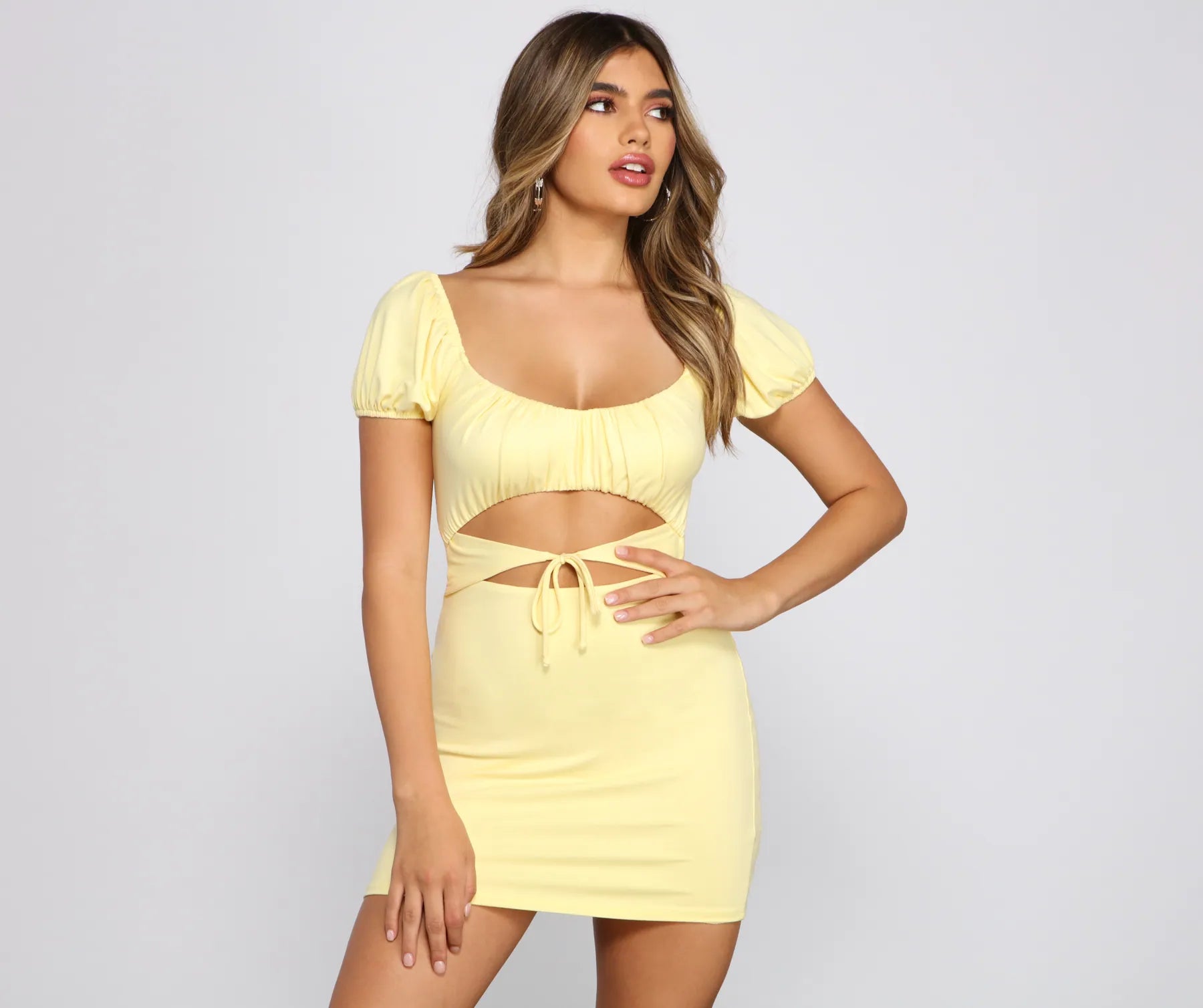 Pocket - Equipped Casual Dresses for Practicality​ So Adored Cut Out Mini Dress