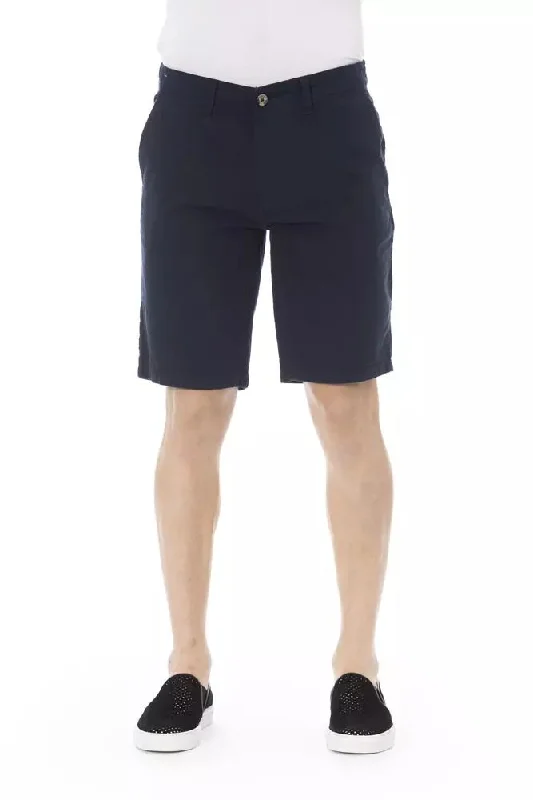 Baldinini Trend Elegant Bermuda Shorts in Solid Men's