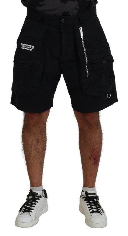 Dsqua²  Cotton Cargo Boxer Above Knee Men's Shorts