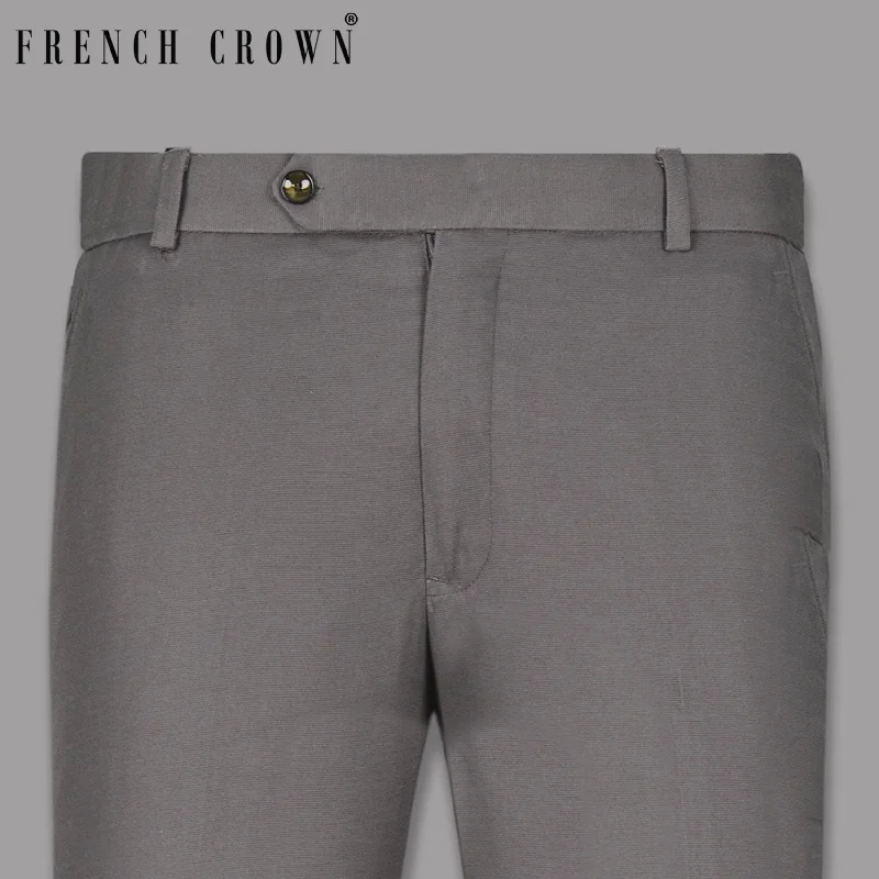 Women's petite - fit skinny pants Bright Grey Premium Cotton Pant