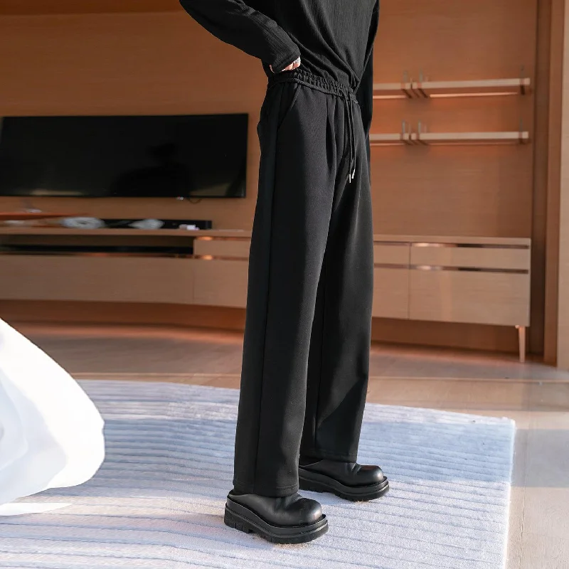 Women's pants with reflective strips Drawstring Elastic Waist Casual Sports Pants