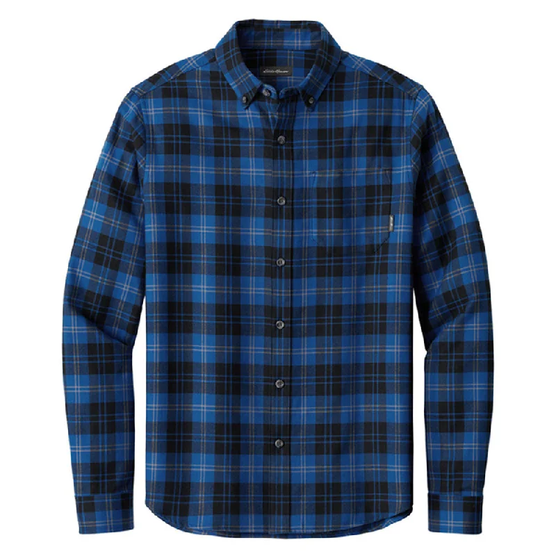 Eddie Bauer Long Sleeve Favorite Flannel Plaid Shirt