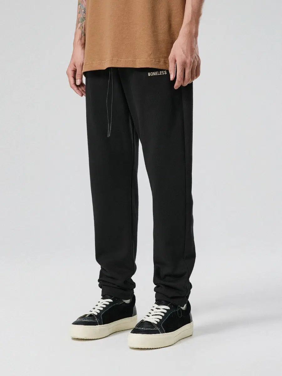 Women's pants for business trips Embroidered Logo Flower Cuff High Street Knitted Casual Pants