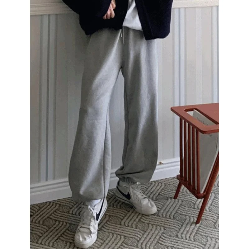 Women's eco - friendly organic pants Gray Jogging Pants