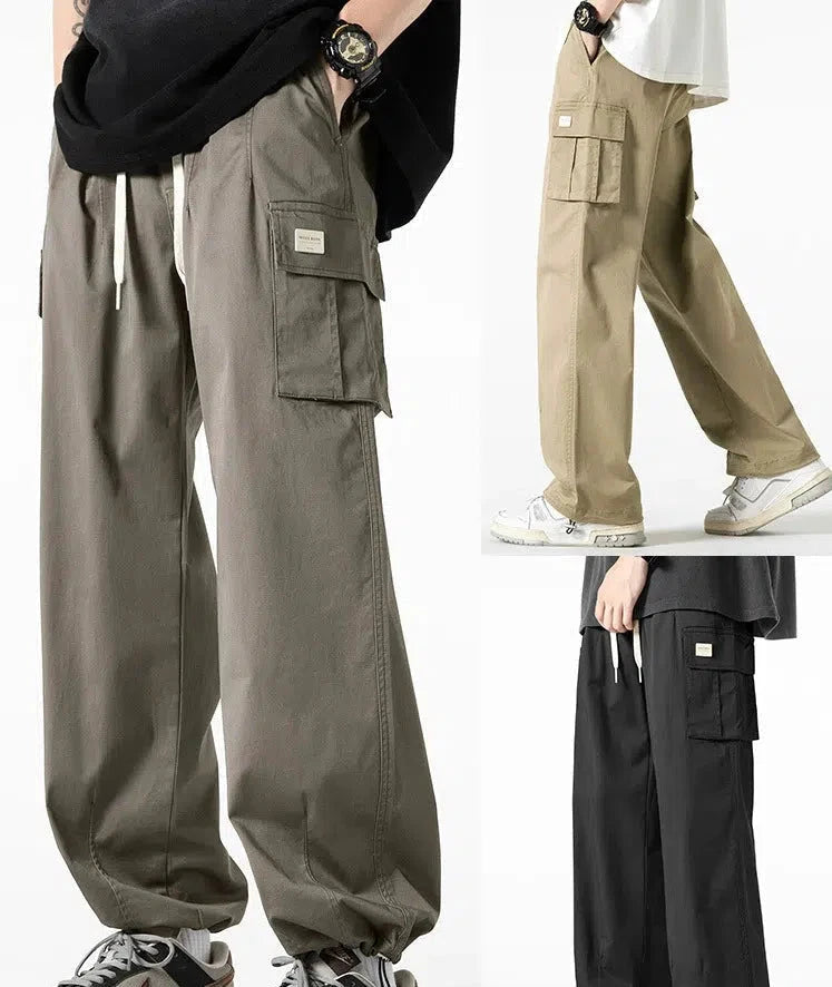 Women's camo outdoor pants Loose-fit Drawstring Pants