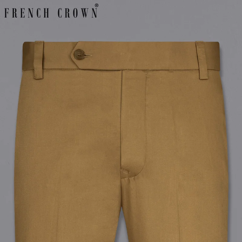 Women's skinny jeans pants Oak Brown Premium Cotton Pant