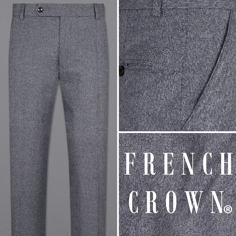 Women's spring - fresh floral pants Oslo Gray Premium Cotton Sports Pant