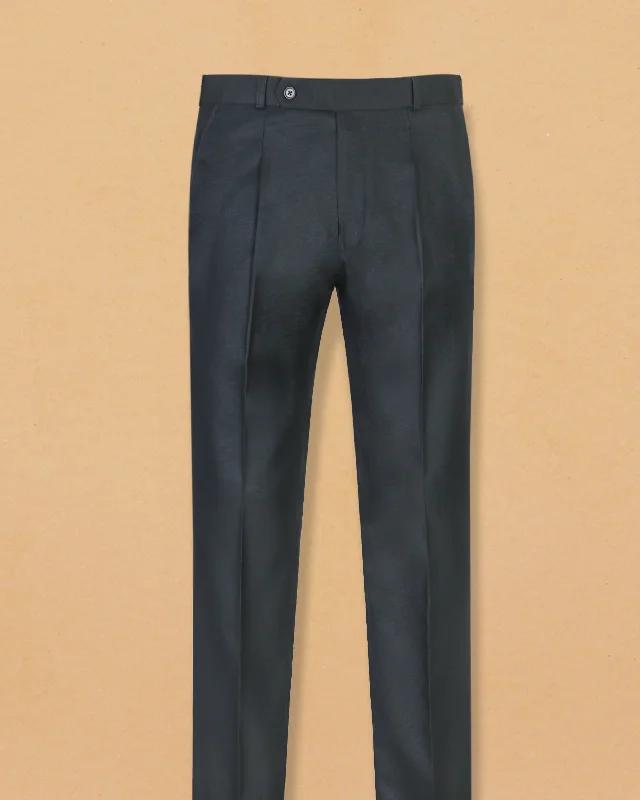Women's fall - appropriate corduroy pants Peacock Blue Formal Pant