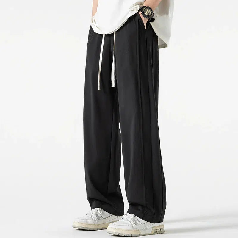 Women's solid - color yoga pants Relaxed-fit Drawstring Track Pants