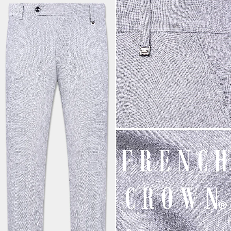Women's pants for garden parties Seed Gray Wool Rich Pant