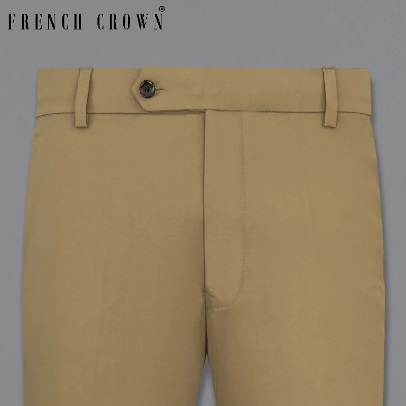 Women's tall - length straight pants Shadow Brown Premium Cotton Pant