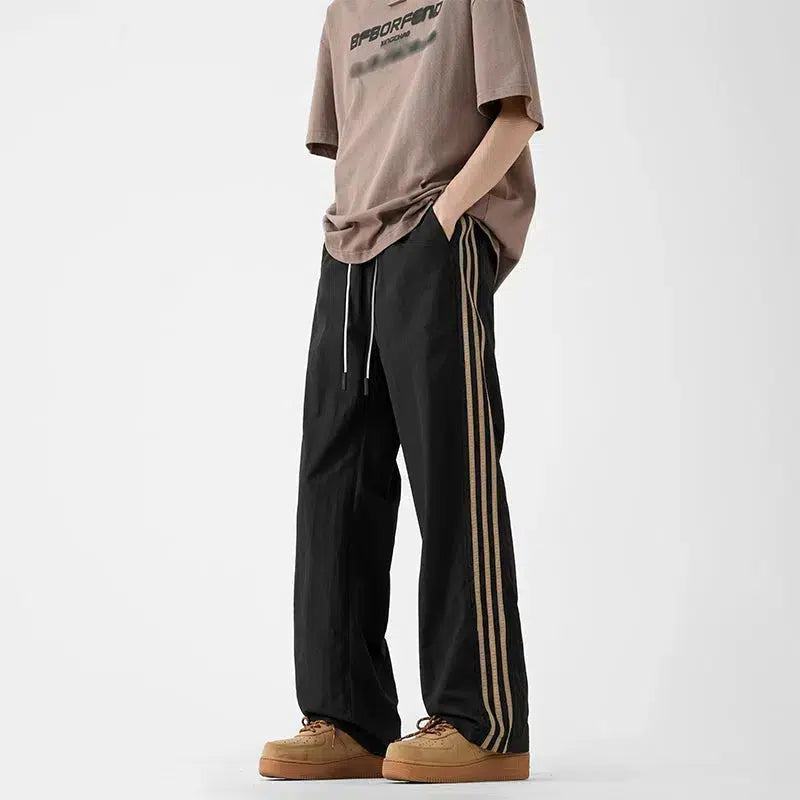 Women's pants for cycling Side Stripe Drawstring Track Pants