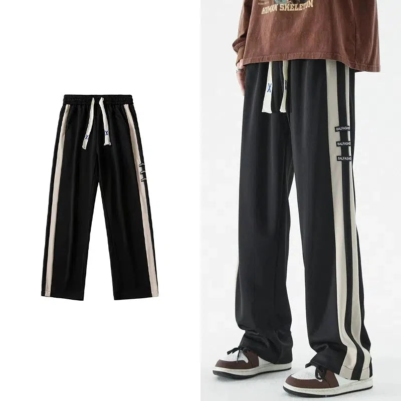 Women's on - sale casual pants Side Striped Contrasting Sports Pants