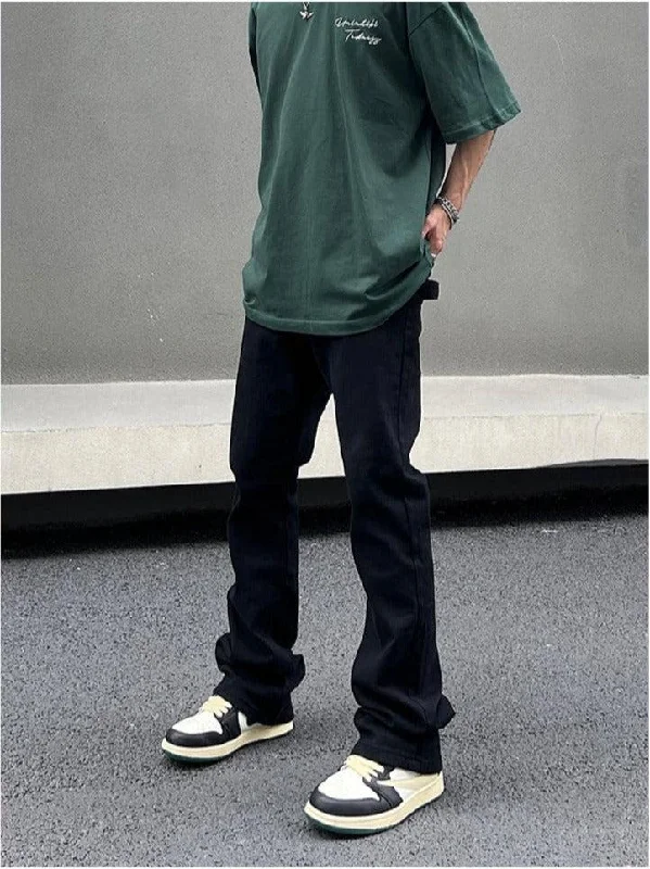 Women's corduroy fall pants Slim Fit Denim Flared Pants