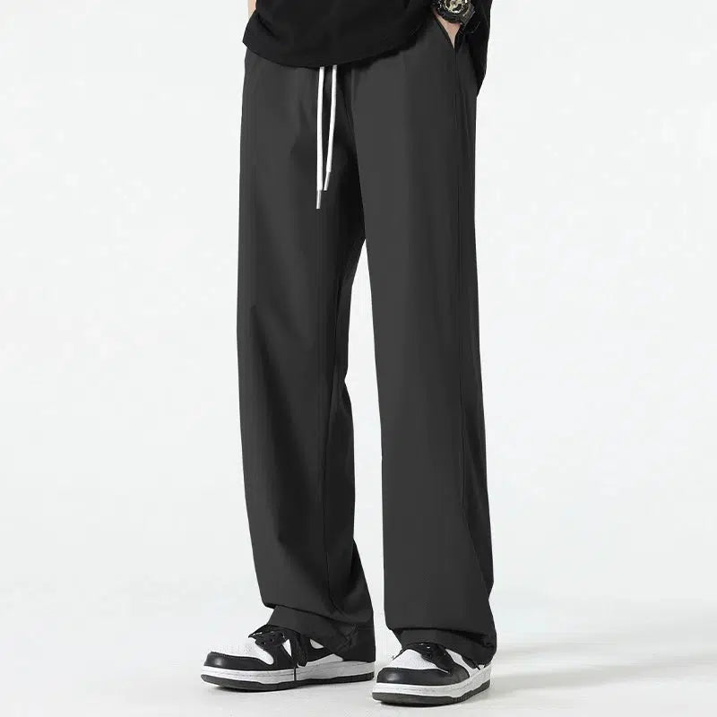 Women's cotton jogger pants Wide-Leg Casual Pants