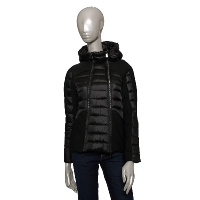 Women's long - sleeve wool coats in a houndstooth pattern for a classic charm Baldinini Trend Polyester Jackets & Women's Coat Women's long - sleeve wool coats in a houndstooth pattern for a classic charm Baldinini Trend Polyester Jackets & Women's Coat