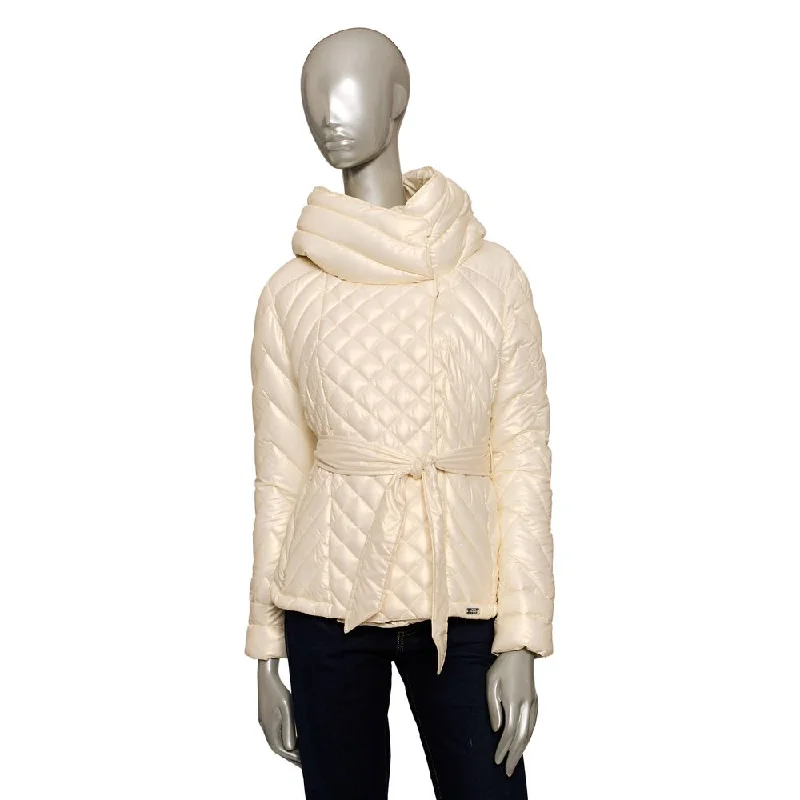 Mid - length women's down coats in a slim fit for a modern and sleek appearance Baldinini Trend Polyester Jackets & Women's Coat Mid - length women's down coats in a slim fit for a modern and sleek appearance Baldinini Trend Polyester Jackets & Women's Coat