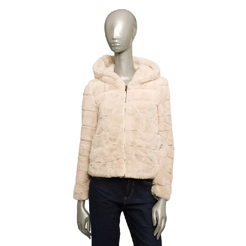 Quilted down women's coats with removable hoods for outdoor activities Baldinini Trend  Polyester Jackets & Women's Coat