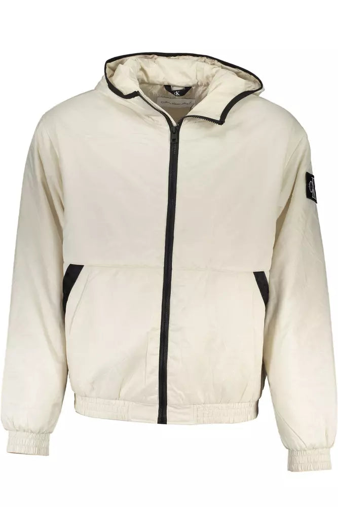 Calvin Klein Chic  Hooded Jacket with Contrasting Men's Details