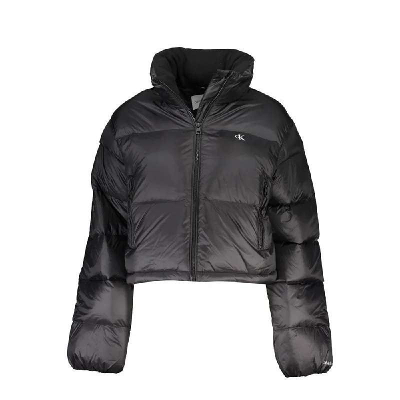 Women's reversible down coats with two - tone designs for versatile styling Calvin Klein Chic Recycled Polyamide Short Women's Jacket