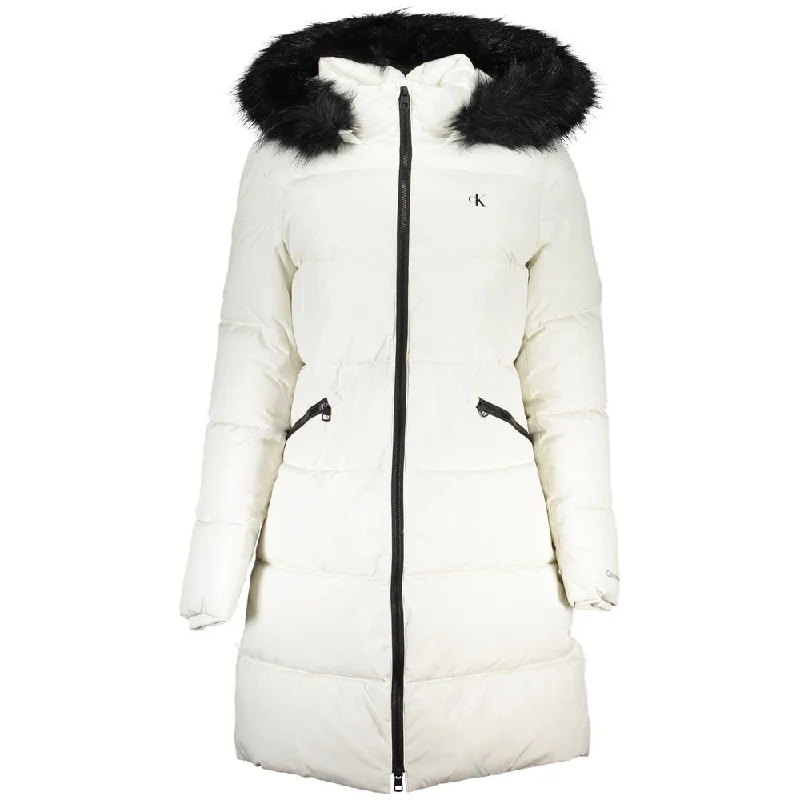 Petite women's wool blend coats with a tailored fit for a flattering silhouette Calvin Klein Elegant Long Sleeve Jacket with Fur-Trimmed Women's Hood Petite women's wool blend coats with a tailored fit for a flattering silhouette Calvin Klein Elegant Long Sleeve Jacket with Fur-Trimmed Women's Hood