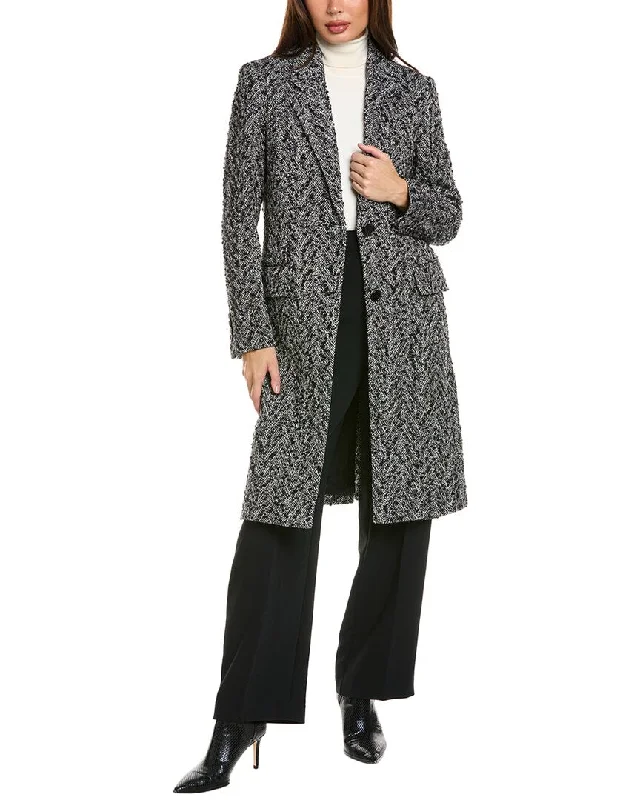 Women's faux fur coats in bright colors for a bold fashion statement Hugo Boss Catara Coat