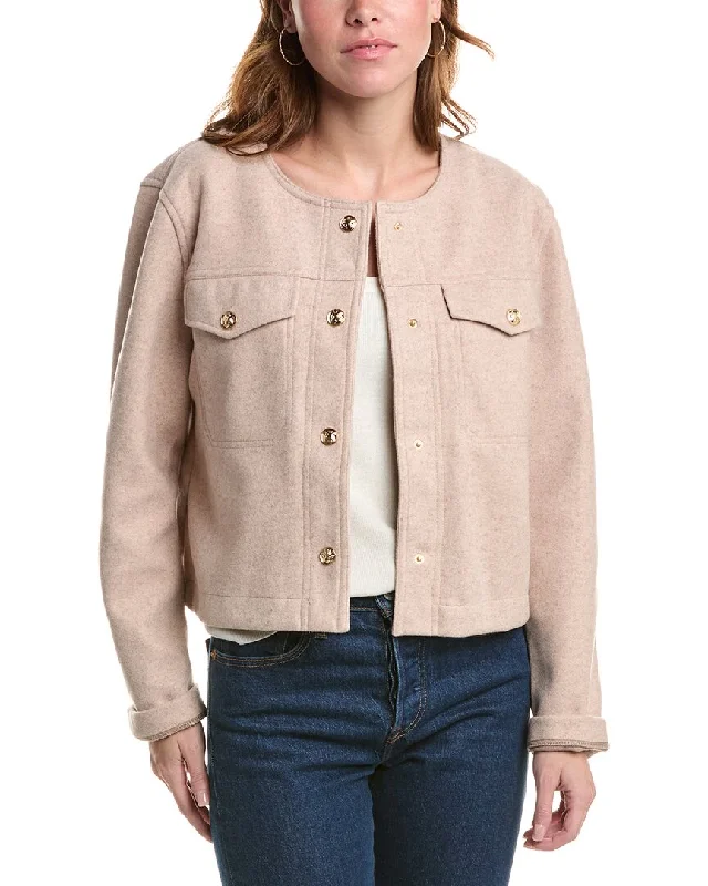 Plus Size Women's Embroidered Blazers in Floral Patterns for a Feminine Touch Lyra & Co Jacket