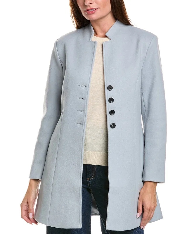 Women's longline double - breasted camel coats for a sophisticated look Pascale La Mode Peacoat Women's longline double - breasted camel coats for a sophisticated look Pascale La Mode Peacoat
