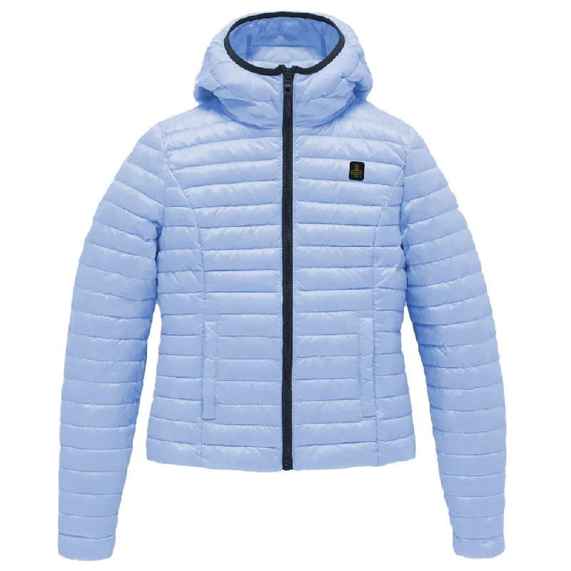 Embroidered women's cotton coats in a bohemian pattern for a unique design Refrigiwear blue Polyamide Jackets & Women's Coat