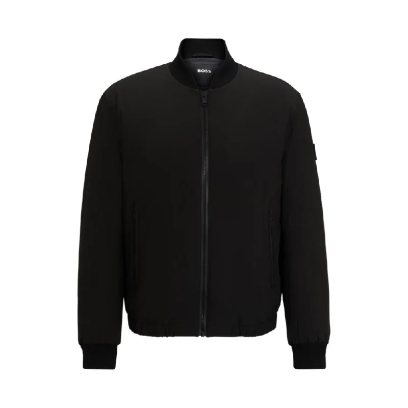 Regular-fit jacket in bi-stretch fabric