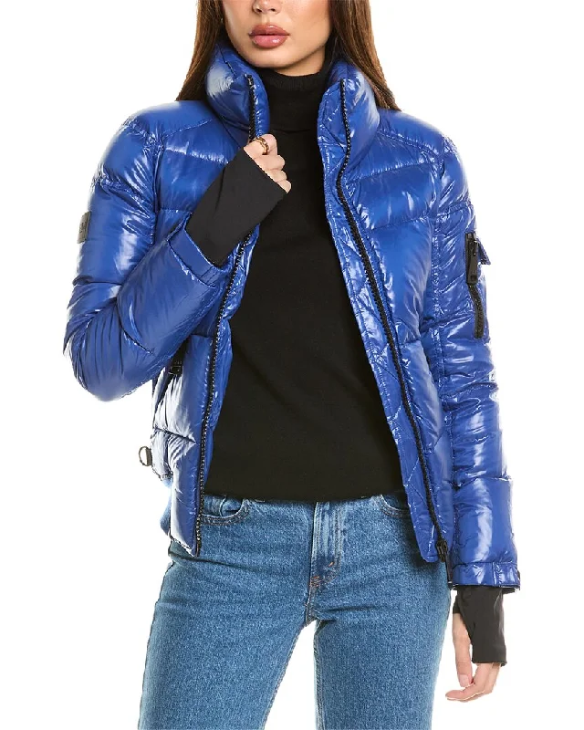 Women's long - sleeve wool coats in a houndstooth pattern for a classic charm SAM. Freestyle Bomber Jacket Women's long - sleeve wool coats in a houndstooth pattern for a classic charm SAM. Freestyle Bomber Jacket