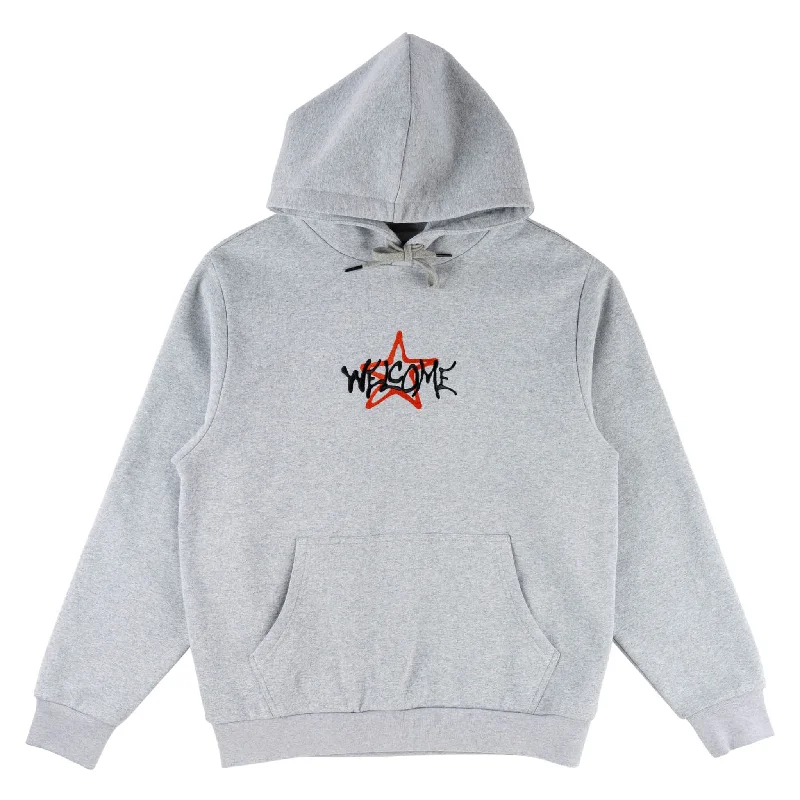 Sirius Embroidered Hoodie - Heather