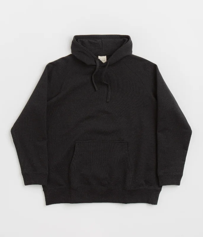 Snow Peak Recycled Cotton Hoodie - Black