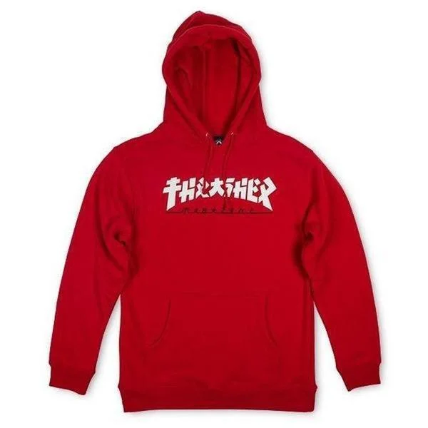 Thrasher Godzilla Logo Hoody Red