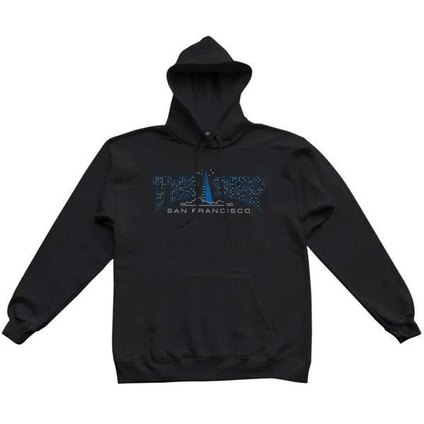 Thrasher Magazine Pyramid Pullover Hoody Black