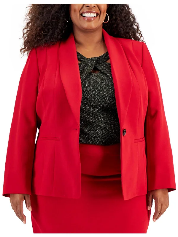 Women's Peplum Blazers in Emerald Green for a Stylish Work Attire Womens Shawl Collar Suit Separate One-Button Blazer