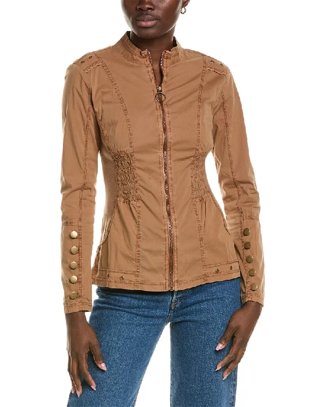 Single - Breasted Women's Corduroy Blazers in Mustard Yellow for an Autumn Vibe XCVI Rodan Jacket