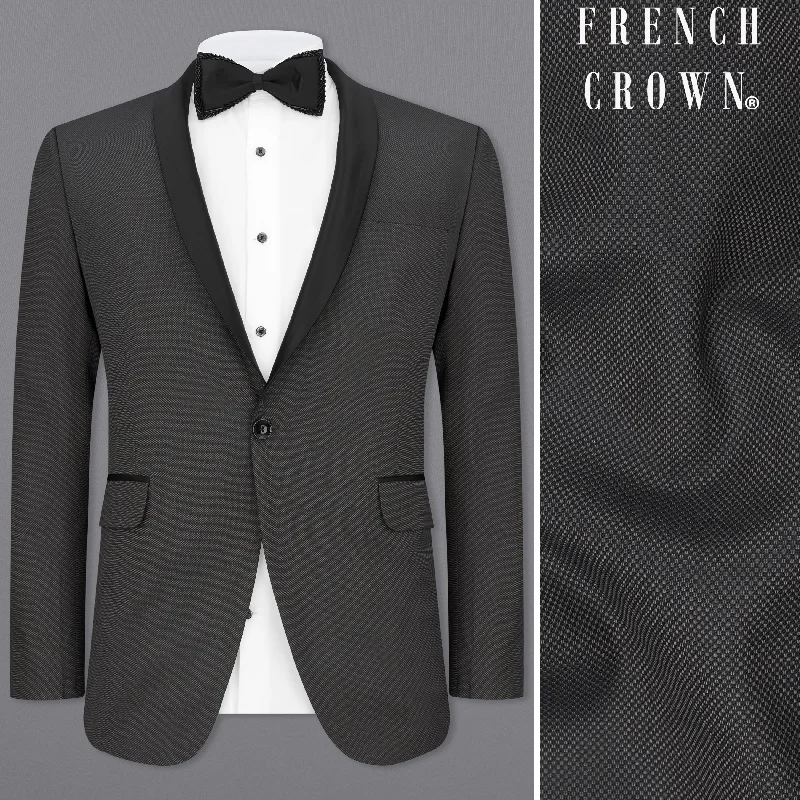 Fuscous Grey Tuxedo Blazer