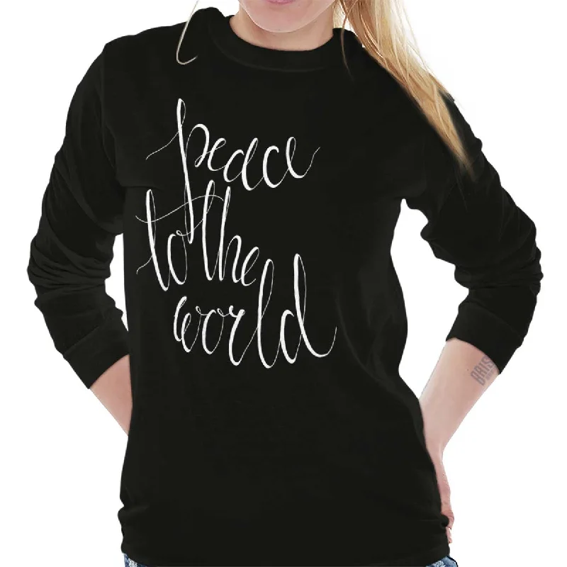 Peace To The World Long Sleeve T-Shirt