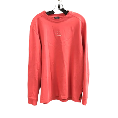 Red Top Long Sleeve Designer Scotch & Soda, Size Xxl