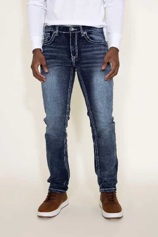 True Luck Baker Straight Jeans for Men | TL19350401