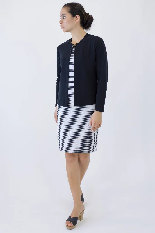 machine washable women cardigan for easy care Long Sleeve Cardigan CK-04