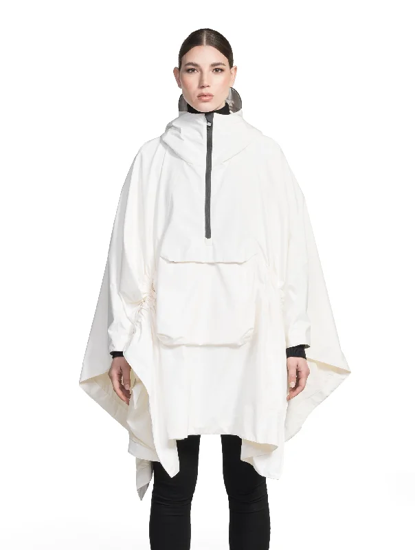Women's long - length wool blend jackets for a warm and stylish winter look  Hydra Unisex Performance Poncho