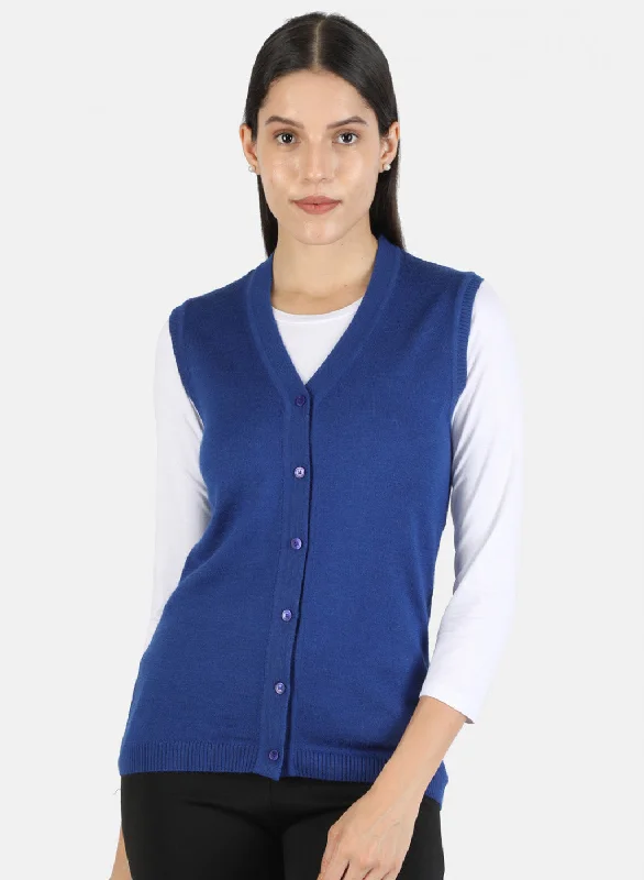 oversized women cardigan for a trendy and cozy look Women Blue Solid Cardigan