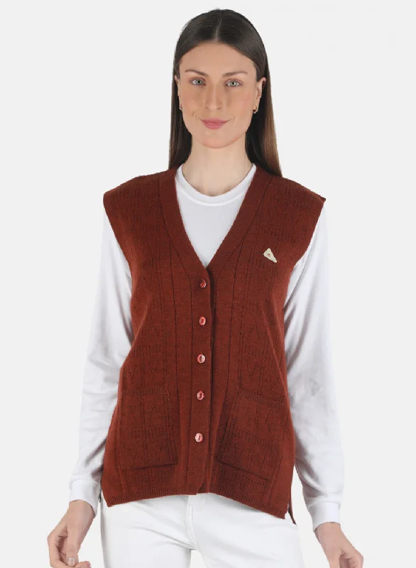 oversized women cardigan for a trendy and cozy look Women Brown Self Design Cardigan oversized women cardigan for a trendy and cozy look Women Brown Self Design Cardigan